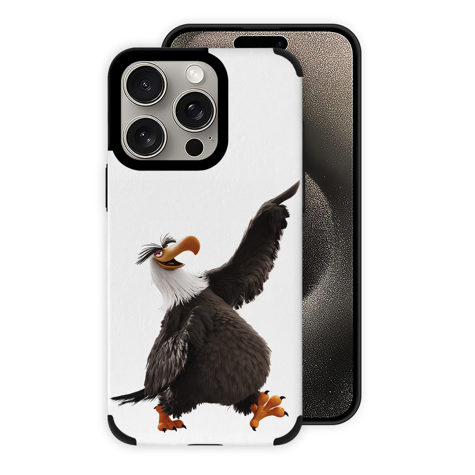 （画像用） Angry Birds アングリーバード 【iPhone15ProMax対応】 PUレザー スマホケース 耐衝撃＆黄変防止