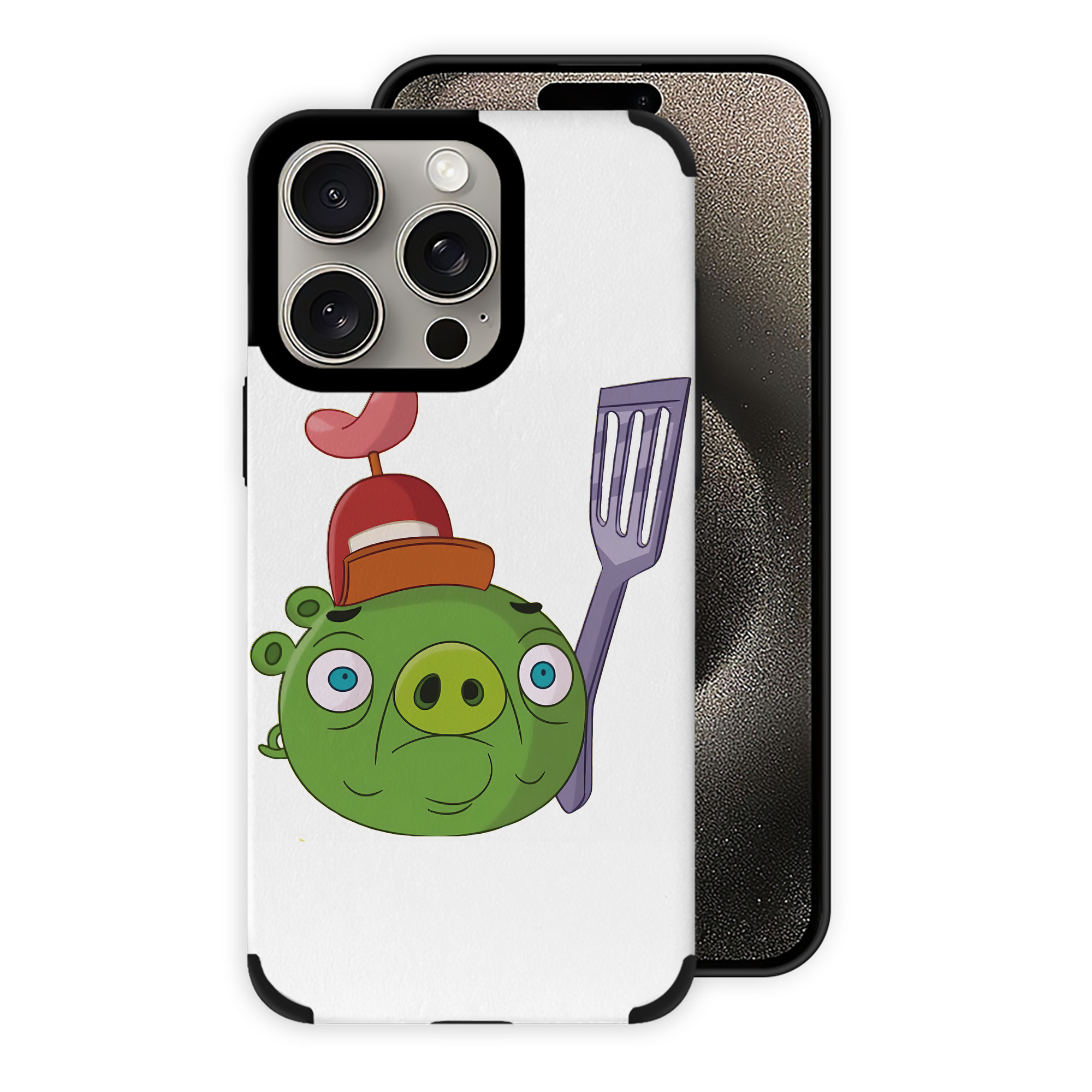 （画像用） Angry Birds アングリーバード 【iPhone15ProMax対応】 PUレザー スマホケース 耐衝撃＆黄変防止