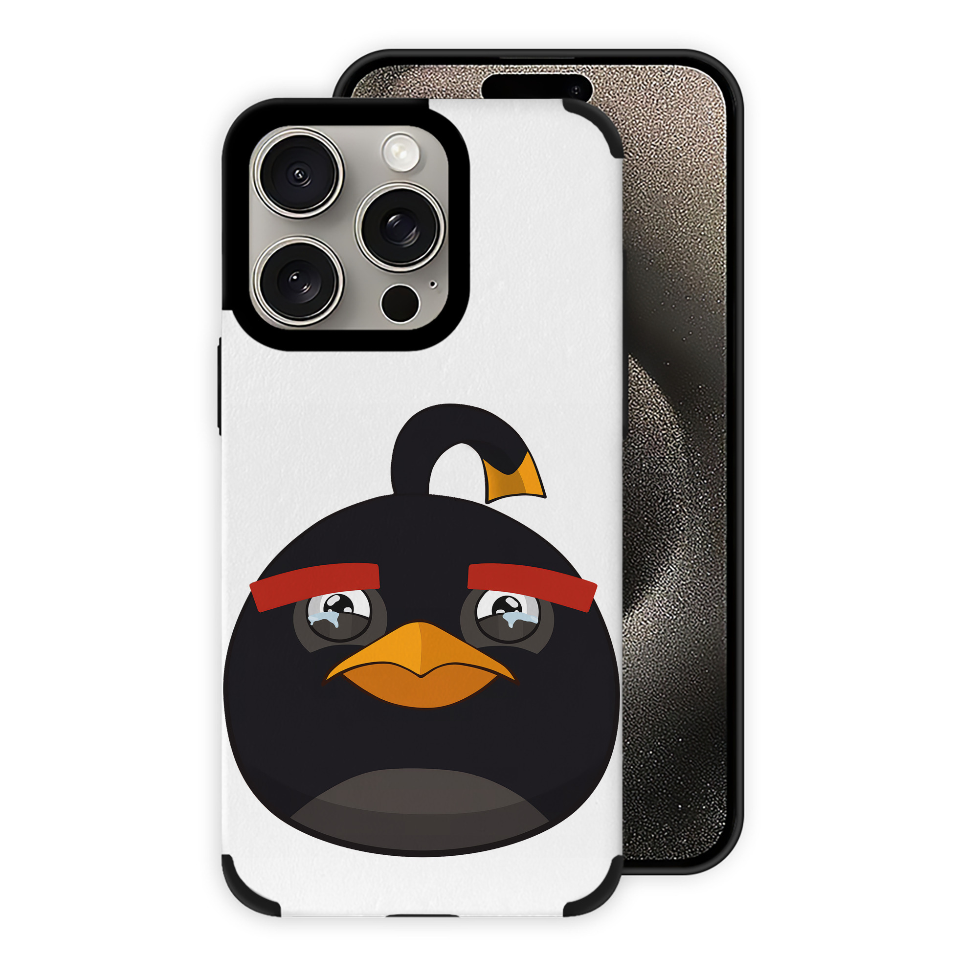 （画像用） Angry Birds アングリーバード 【iPhone15ProMax対応】 PUレザー スマホケース 耐衝撃＆黄変防止