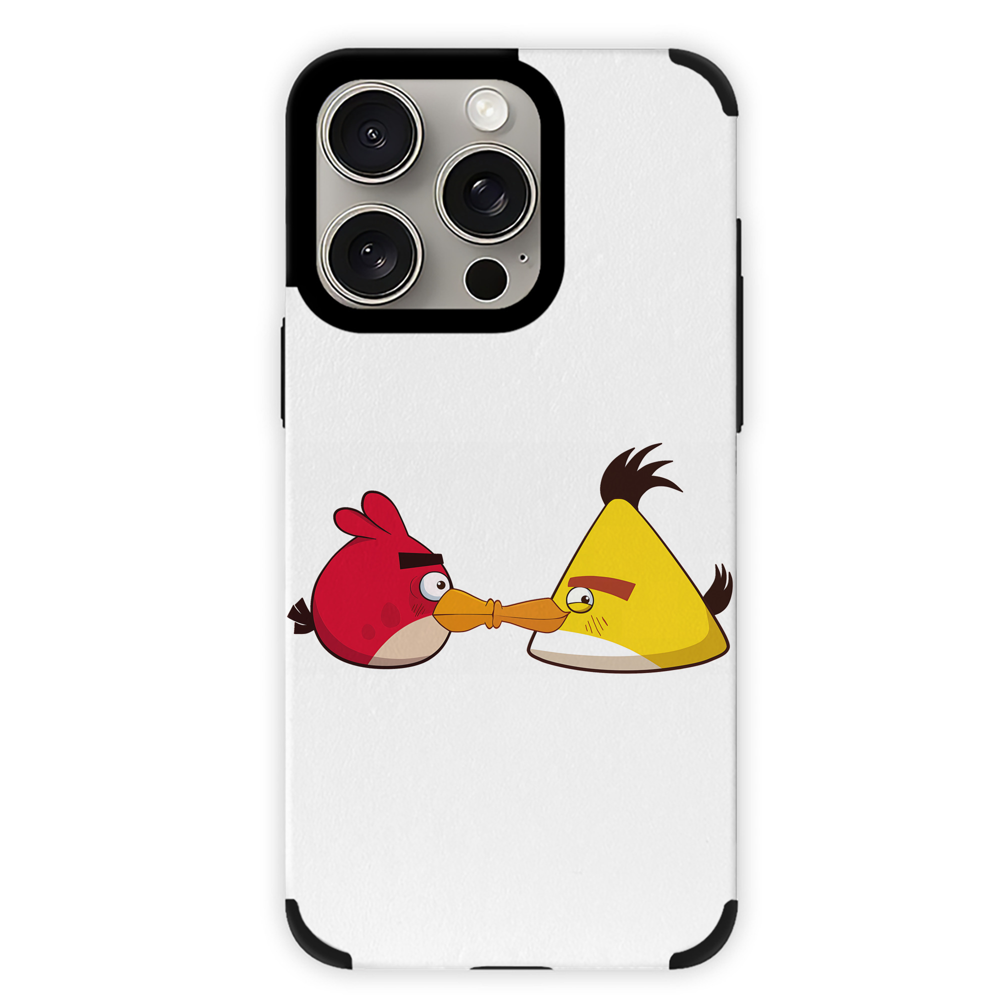 （画像用） Angry Birds アングリーバード 【iPhone15ProMax対応】 PUレザー スマホケース 耐衝撃＆黄変防止