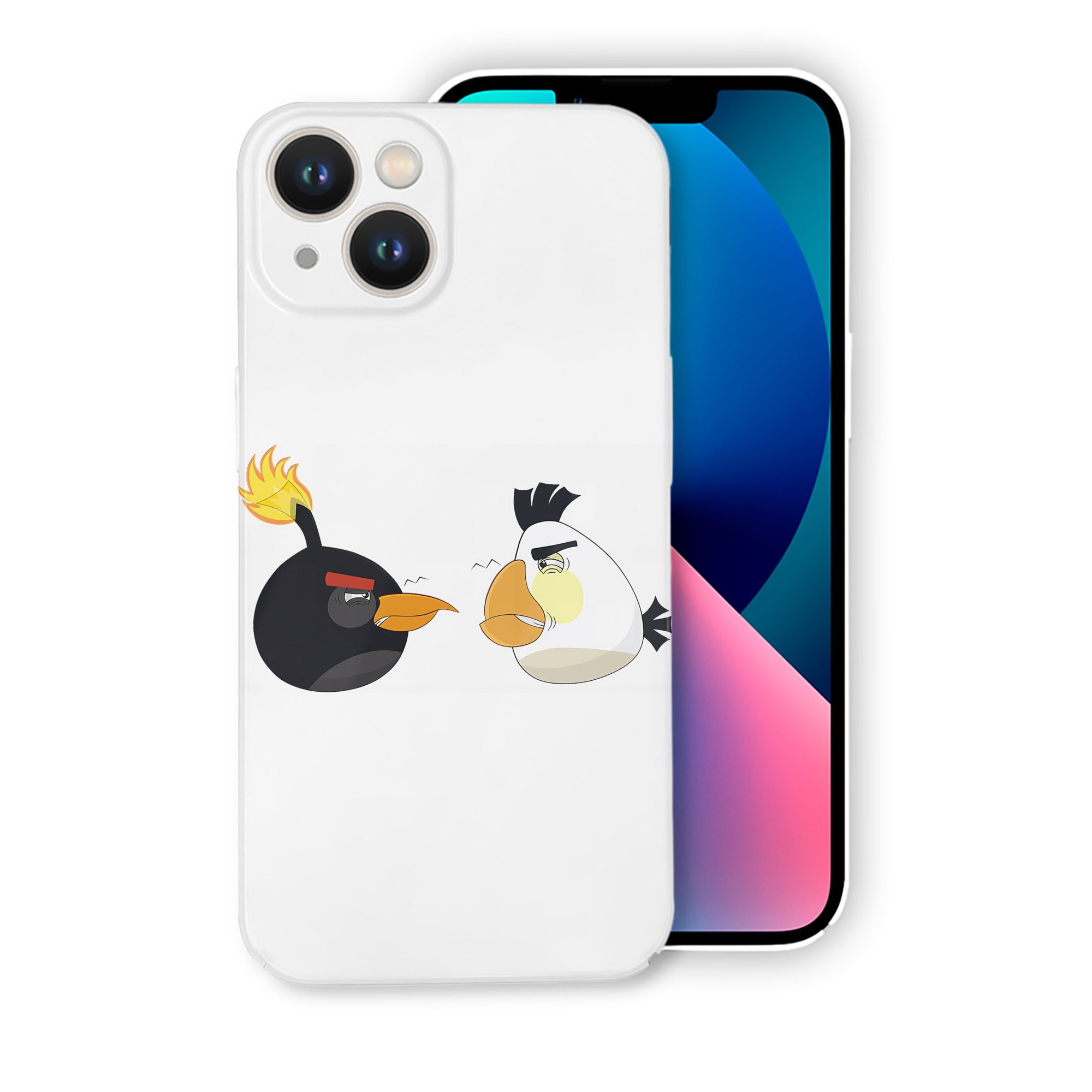 （画像用） Angry Birds アングリーバード 【iPhone 14シリーズ対応】ハードケース