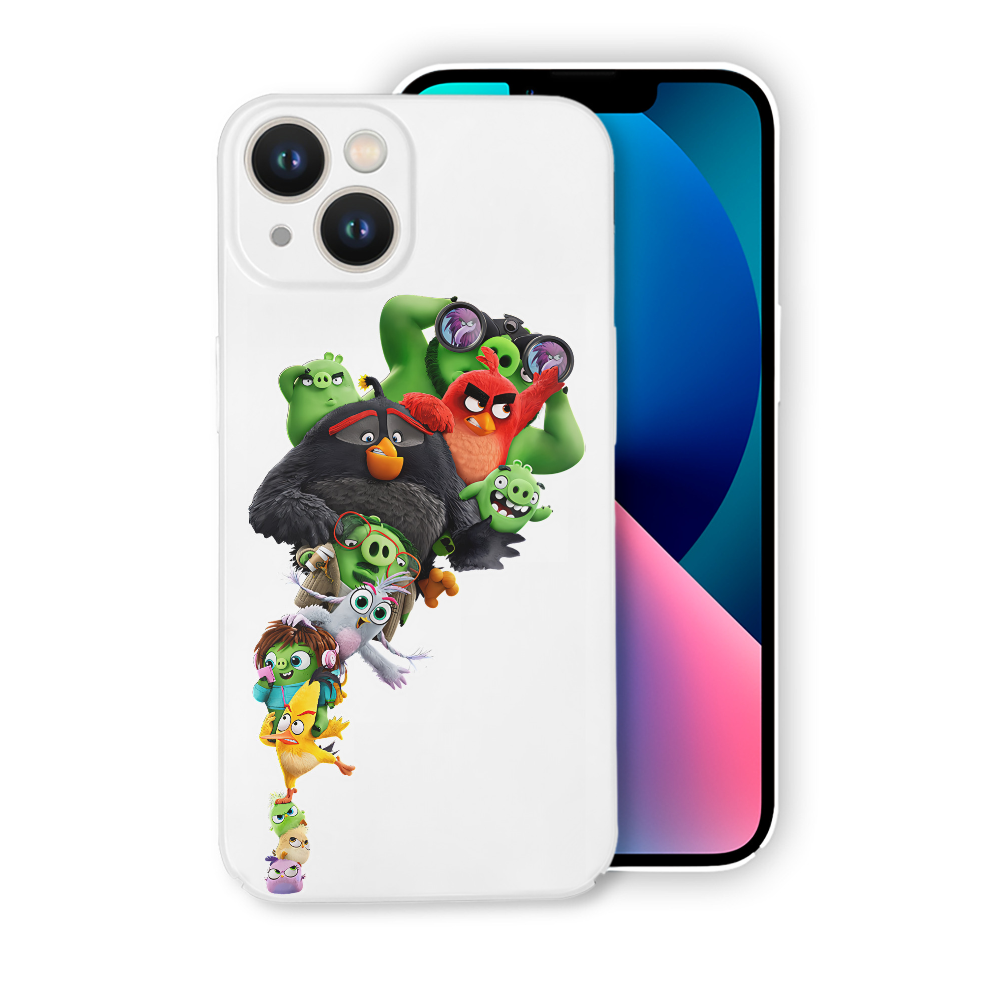 （画像用） Angry Birds アングリーバード 【iPhone 14シリーズ対応】ハードケース