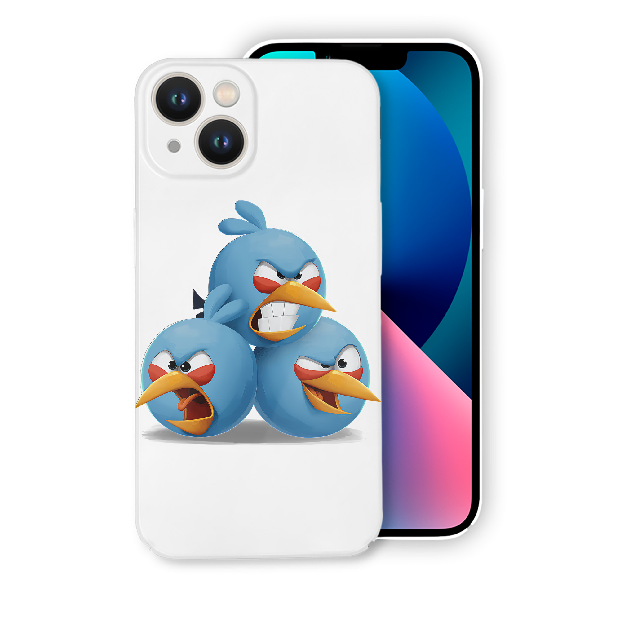 （画像用） Angry Birds アングリーバード 【iPhone 14シリーズ対応】ハードケース
