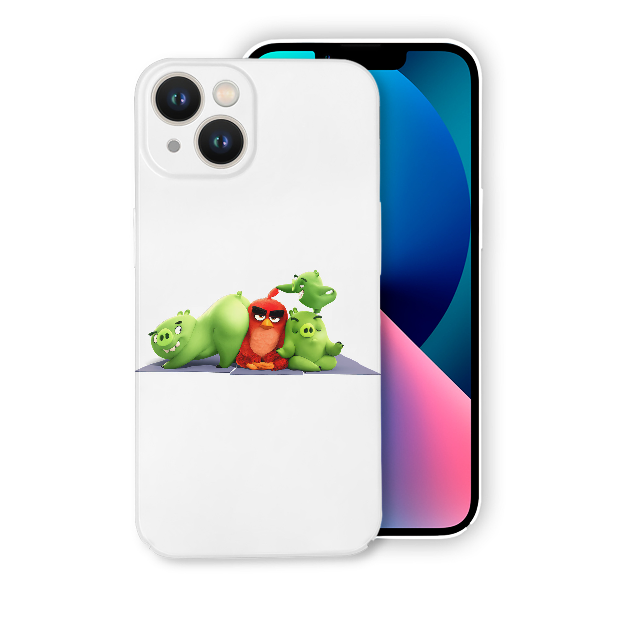 （画像用） Angry Birds アングリーバード 【iPhone 14シリーズ対応】ハードケース