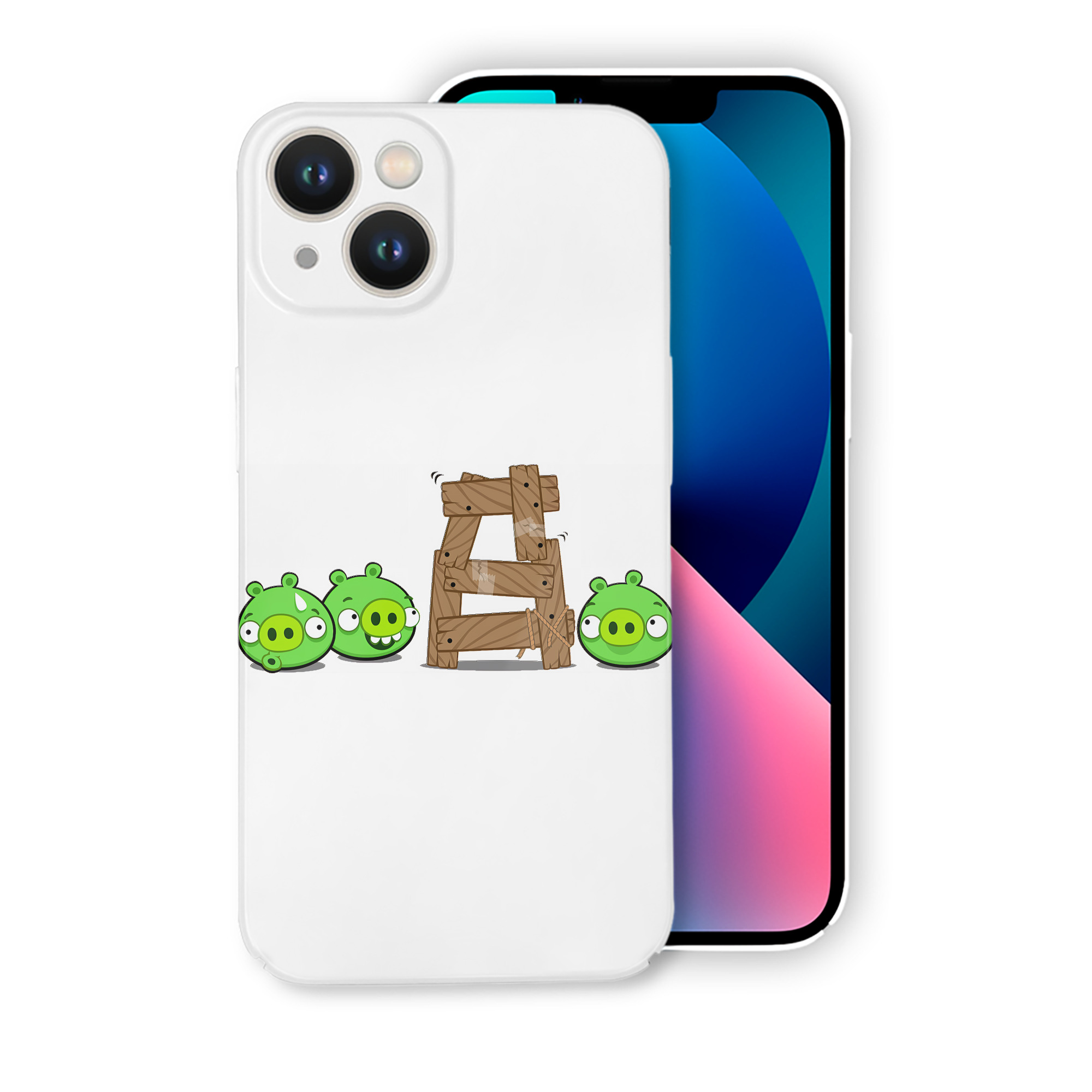 （画像用） Angry Birds アングリーバード 【iPhone 14シリーズ対応】ハードケース