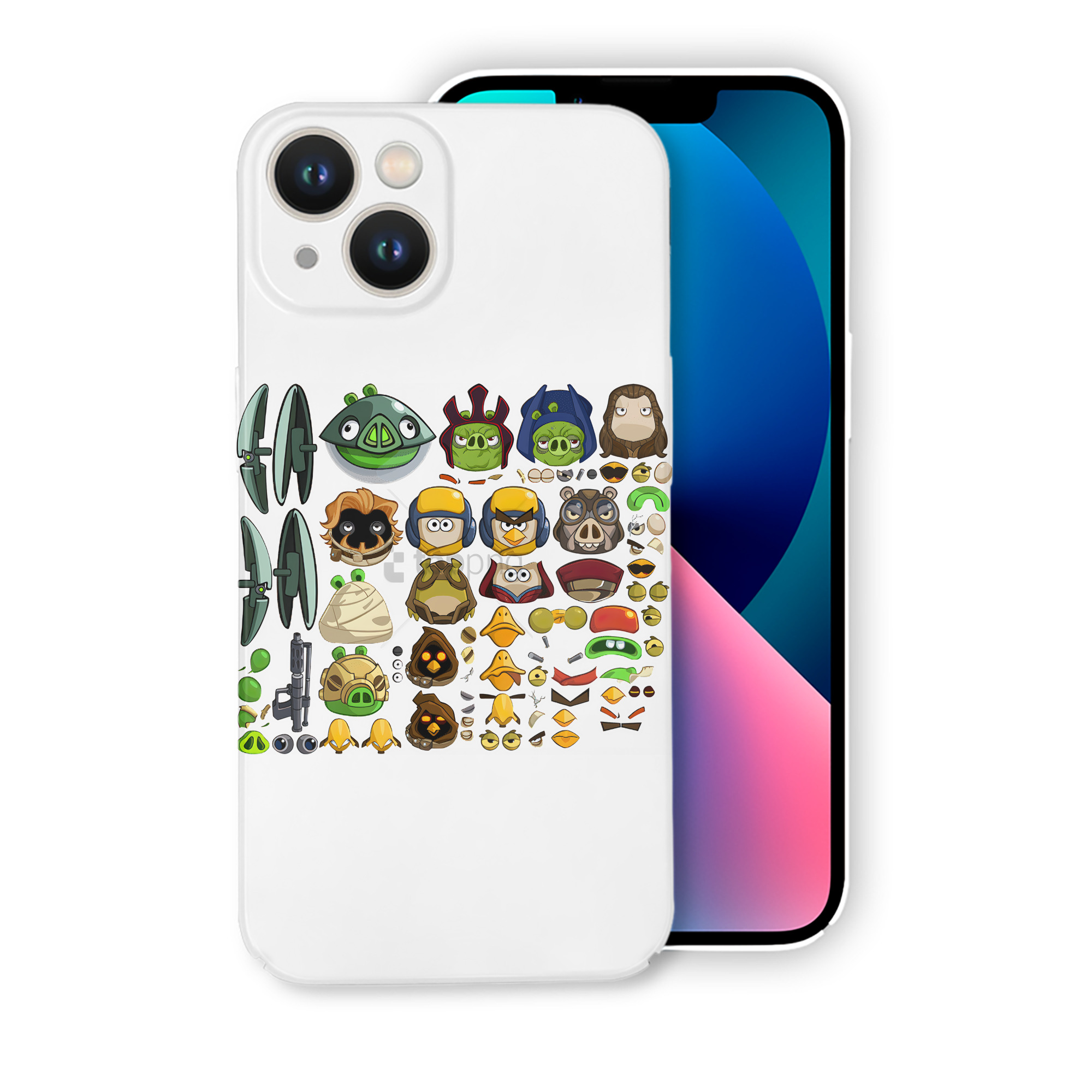 （画像用） Angry Birds アングリーバード 【iPhone 14シリーズ対応】ハードケース