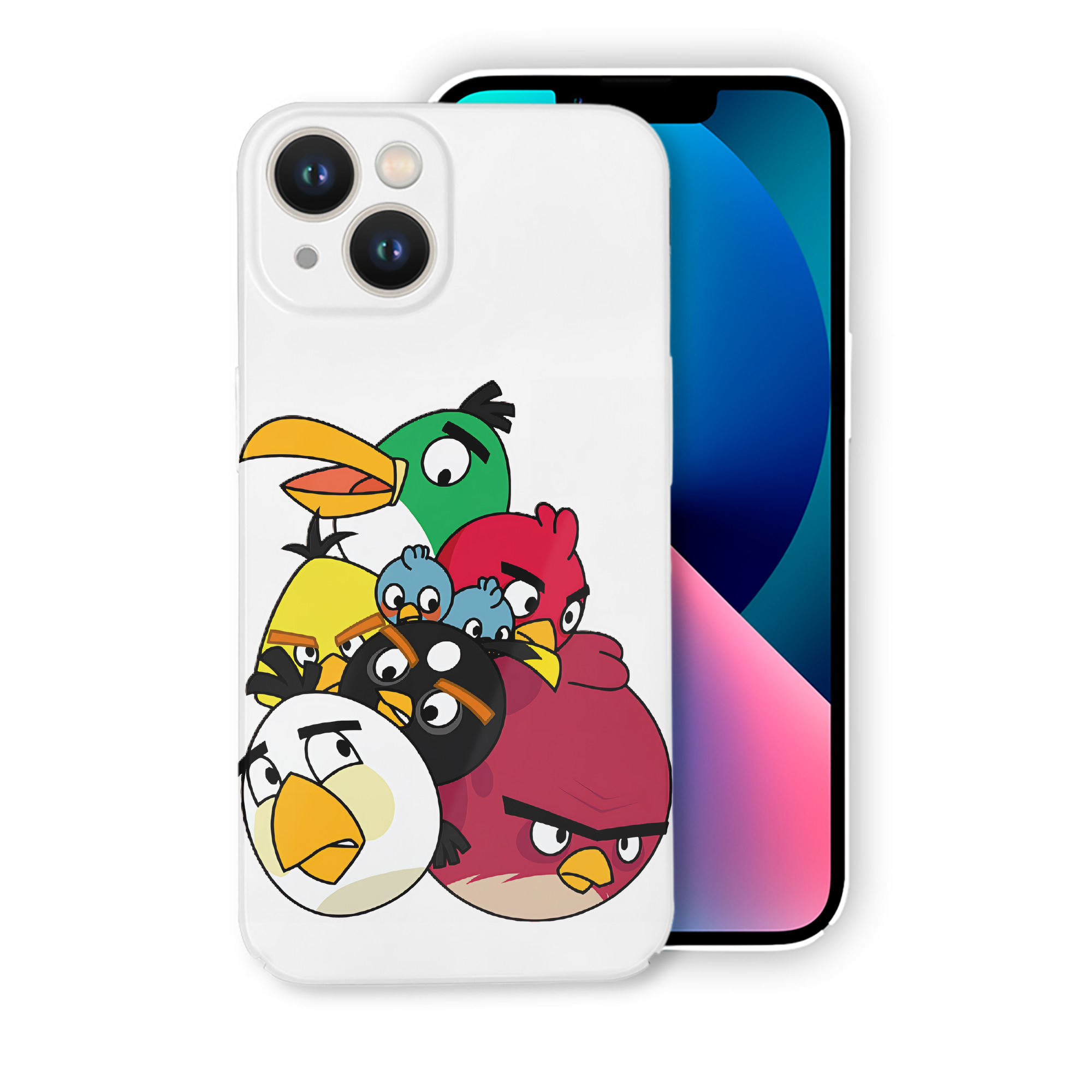 （画像用） Angry Birds アングリーバード 【iPhone 14シリーズ対応】ハードケース