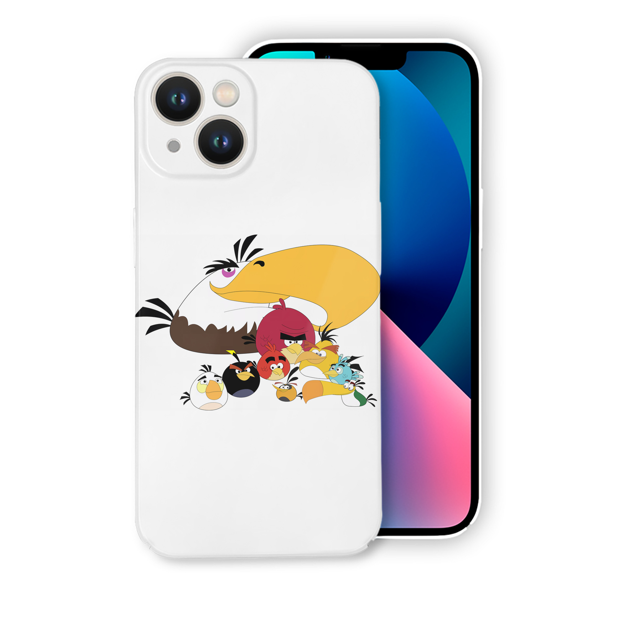 （画像用） Angry Birds アングリーバード 【iPhone 14シリーズ対応】ハードケース