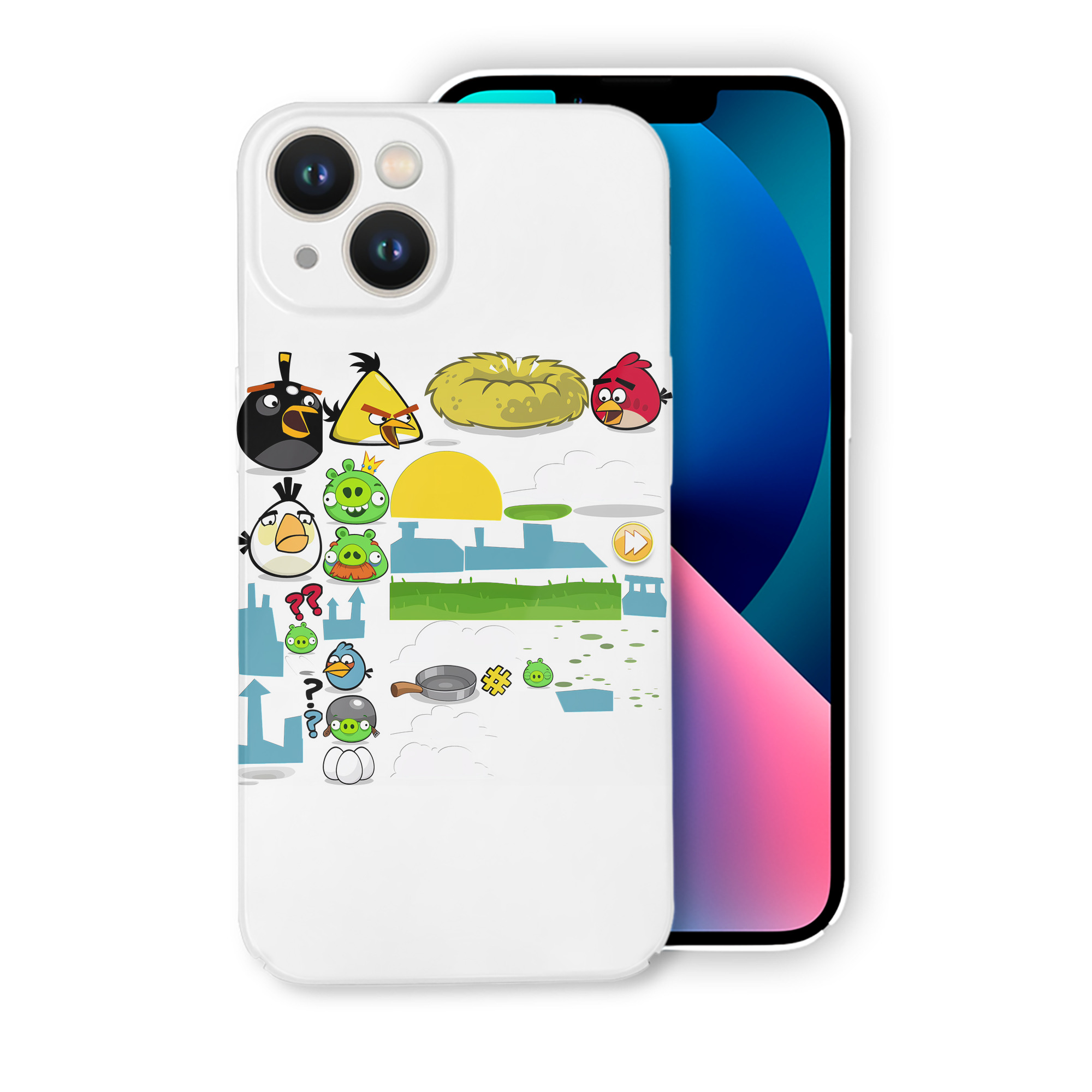 （画像用） Angry Birds アングリーバード 【iPhone 14シリーズ対応】ハードケース