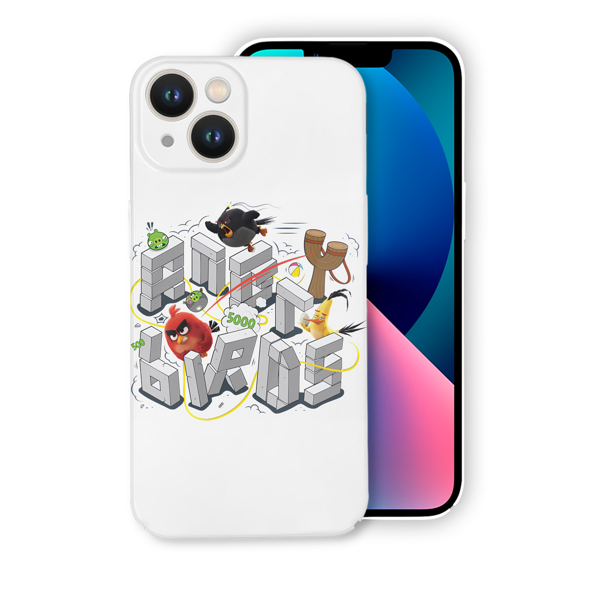 （画像用） Angry Birds アングリーバード 【iPhone 14シリーズ対応】ハードケース