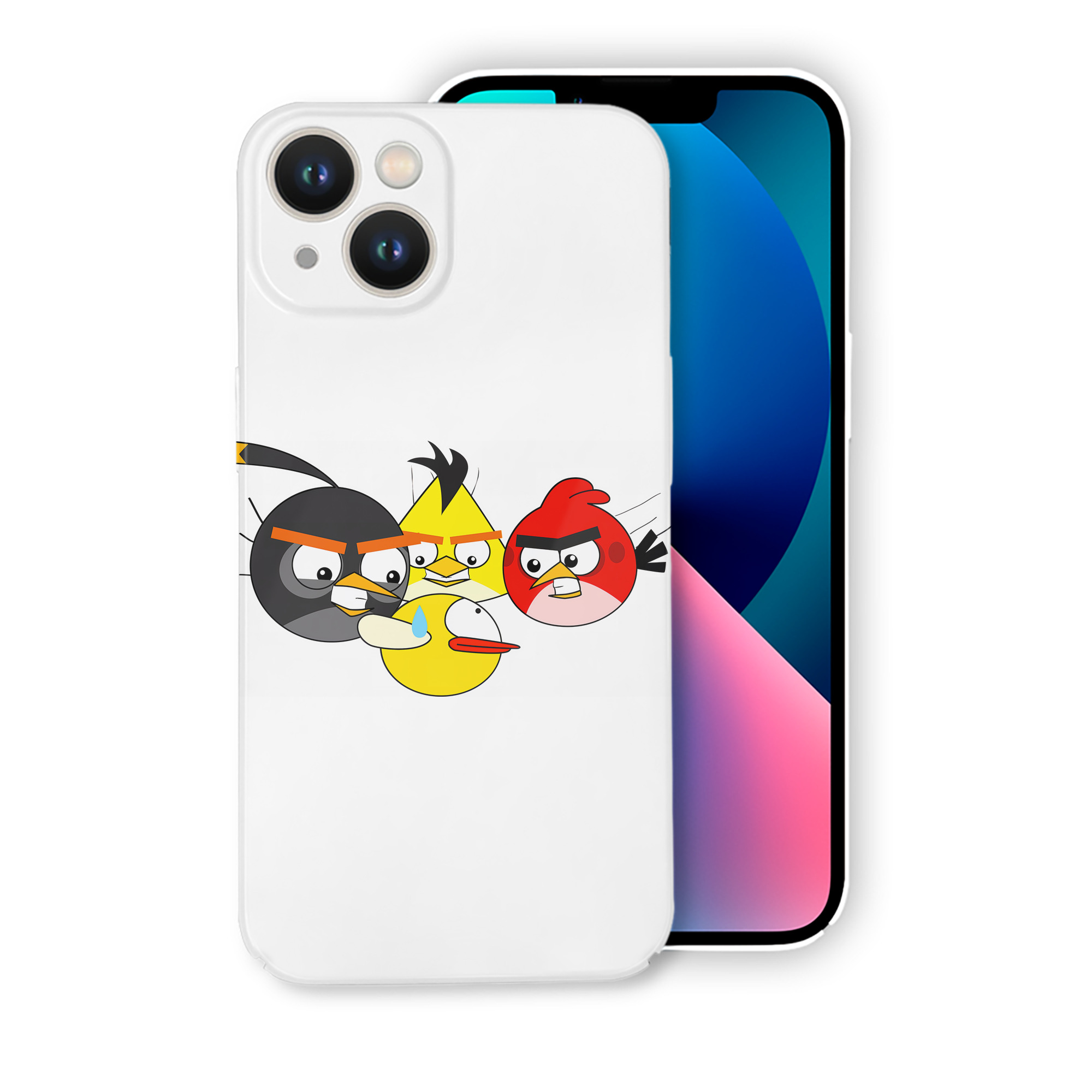 （画像用） Angry Birds アングリーバード 【iPhone 14シリーズ対応】ハードケース