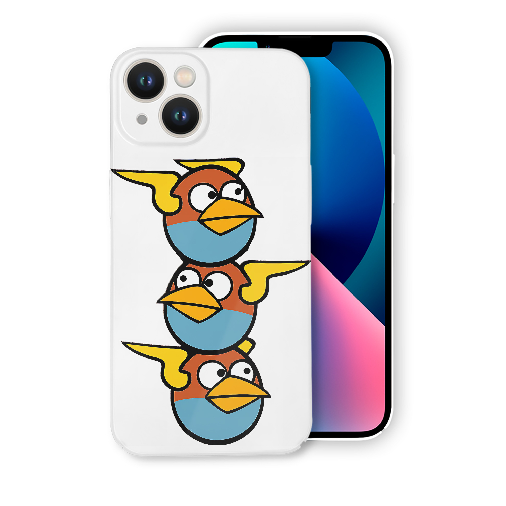 （画像用） Angry Birds アングリーバード 【iPhone 14シリーズ対応】ハードケース