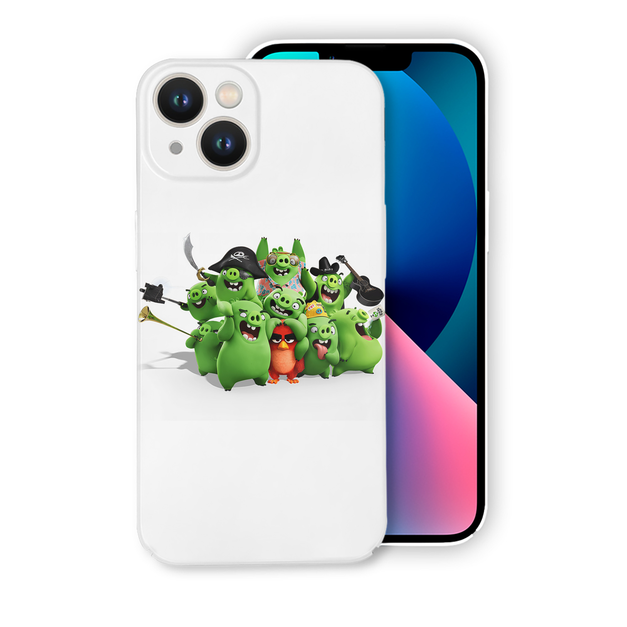 （画像用） Angry Birds アングリーバード 【iPhone 14シリーズ対応】ハードケース