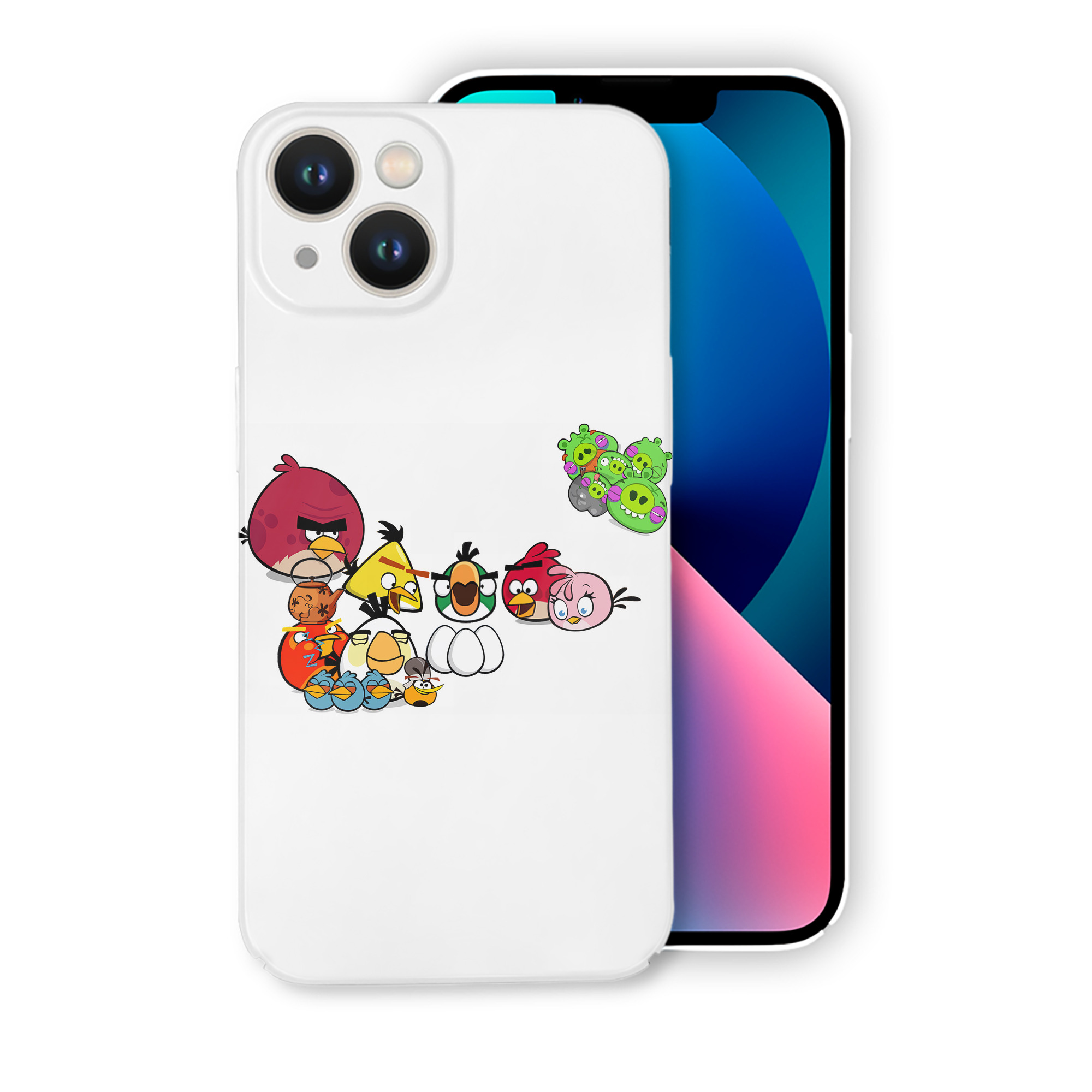 （画像用） Angry Birds アングリーバード 【iPhone 14シリーズ対応】ハードケース