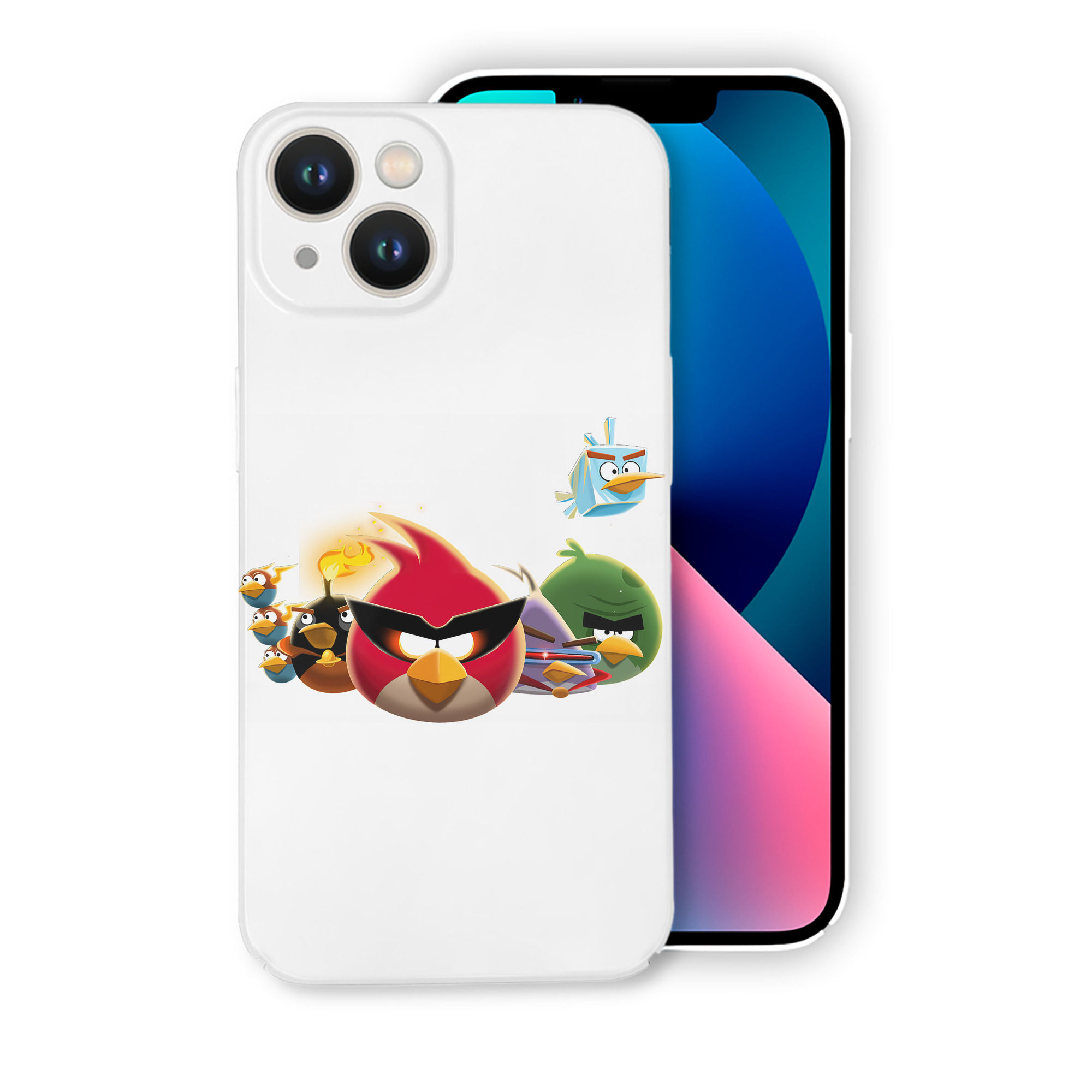 （画像用） Angry Birds アングリーバード 【iPhone 14シリーズ対応】ハードケース