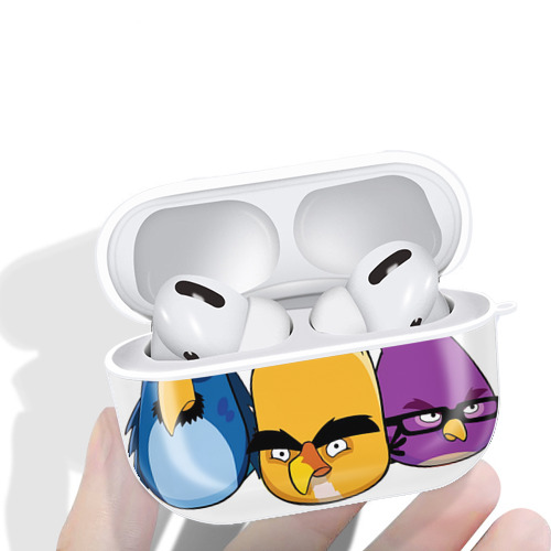 Angry Birds アングリーバード 【AirPods Pro用】ハードシェル保護ケース 耐衝撃・防指紋・カラビナ付き商品仕様