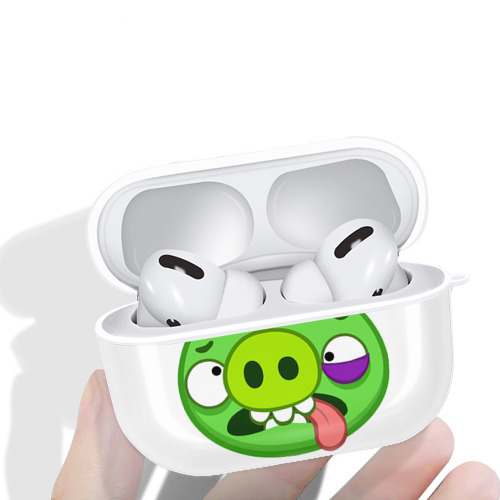 Angry Birds アングリーバード 【AirPods Pro用】ハードシェル保護ケース 耐衝撃・防指紋・カラビナ付き商品仕様