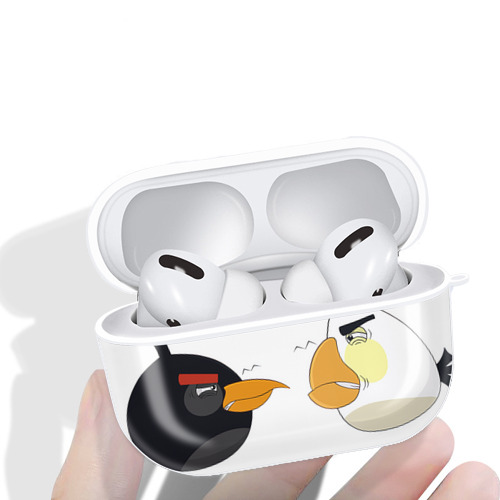 Angry Birds アングリーバード 【AirPods Pro用】ハードシェル保護ケース 耐衝撃・防指紋・カラビナ付き商品仕様