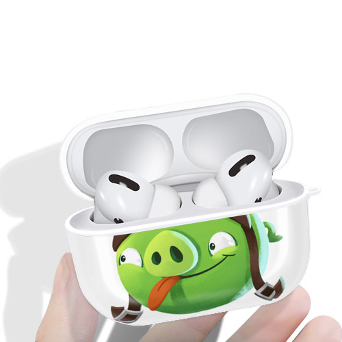 Angry Birds アングリーバード 【AirPods Pro用】ハードシェル保護ケース 耐衝撃・防指紋・カラビナ付き商品仕様