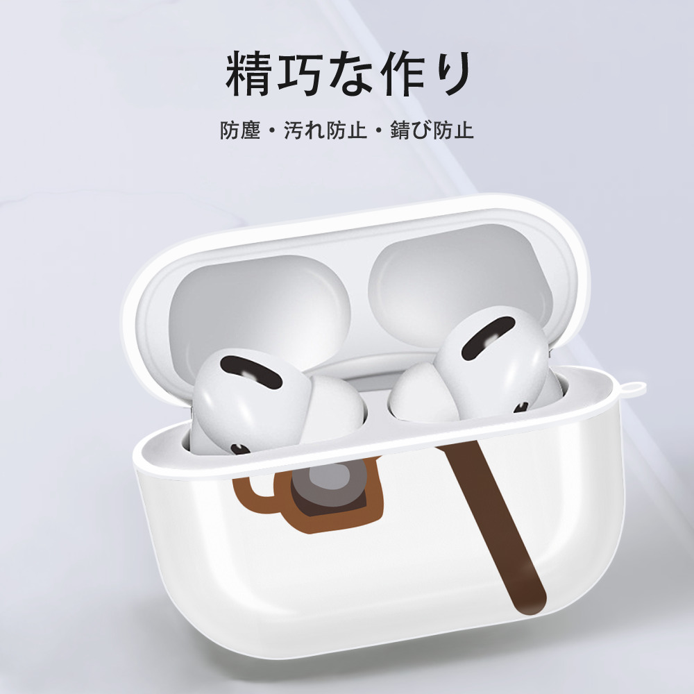 Angry Birds アングリーバード 【AirPods Pro用】ハードシェル保護ケース 耐衝撃・防指紋・カラビナ付き商品仕様
