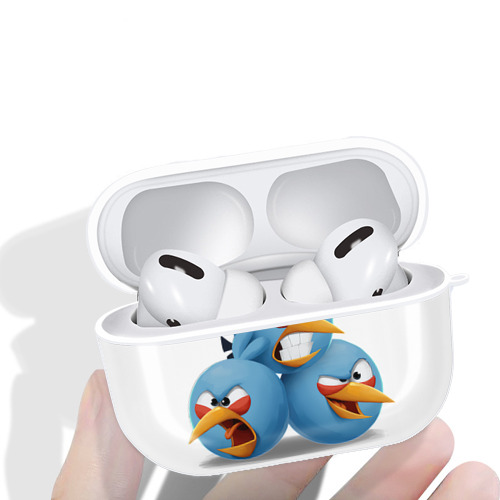 Angry Birds アングリーバード 【AirPods Pro用】ハードシェル保護ケース 耐衝撃・防指紋・カラビナ付き商品仕様