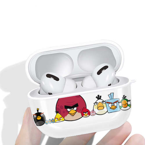 Angry Birds アングリーバード 【AirPods Pro用】ハードシェル保護ケース 耐衝撃・防指紋・カラビナ付き商品仕様