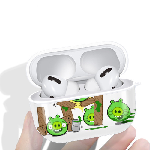 Angry Birds アングリーバード 【AirPods Pro用】ハードシェル保護ケース 耐衝撃・防指紋・カラビナ付き商品仕様