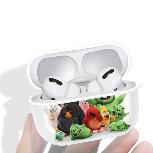 Angry Birds アングリーバード 【AirPods Pro用】ハードシェル保護ケース 耐衝撃・防指紋・カラビナ付き商品仕様