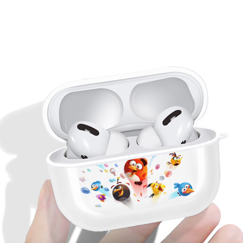 Angry Birds アングリーバード 【AirPods Pro用】ハードシェル保護ケース 耐衝撃・防指紋・カラビナ付き商品仕様
