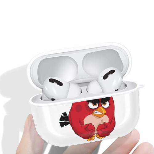 Angry Birds アングリーバード 【AirPods Pro用】ハードシェル保護ケース 耐衝撃・防指紋・カラビナ付き商品仕様