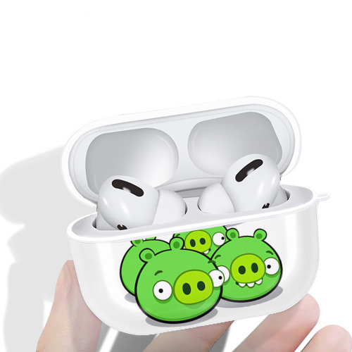 Angry Birds アングリーバード 【AirPods Pro用】ハードシェル保護ケース 耐衝撃・防指紋・カラビナ付き商品仕様