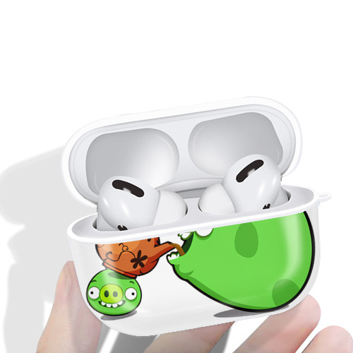 Angry Birds アングリーバード 【AirPods Pro用】ハードシェル保護ケース 耐衝撃・防指紋・カラビナ付き商品仕様