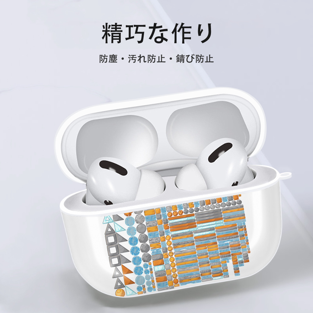 Angry Birds アングリーバード 【AirPods Pro用】ハードシェル保護ケース 耐衝撃・防指紋・カラビナ付き商品仕様