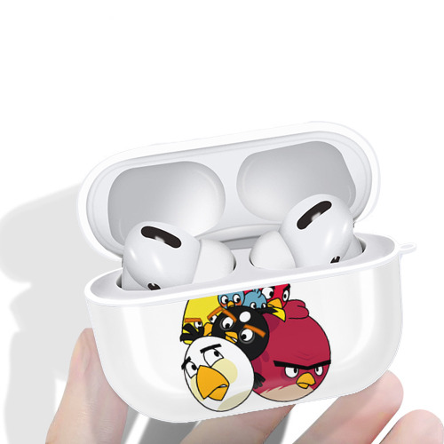 Angry Birds アングリーバード 【AirPods Pro用】ハードシェル保護ケース 耐衝撃・防指紋・カラビナ付き商品仕様