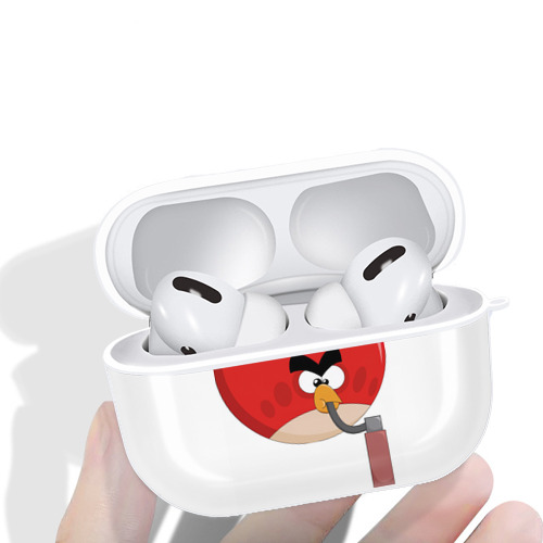 Angry Birds アングリーバード 【AirPods Pro用】ハードシェル保護ケース 耐衝撃・防指紋・カラビナ付き商品仕様