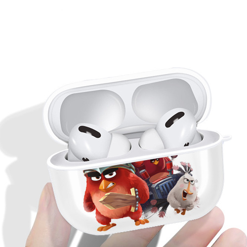 Angry Birds アングリーバード 【AirPods Pro用】ハードシェル保護ケース 耐衝撃・防指紋・カラビナ付き商品仕様