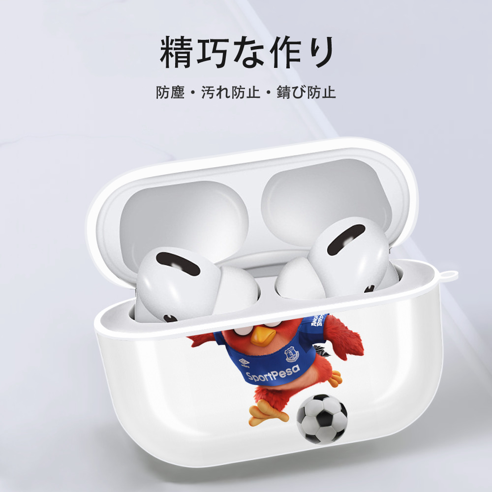 Angry Birds アングリーバード 【AirPods Pro用】ハードシェル保護ケース 耐衝撃・防指紋・カラビナ付き商品仕様