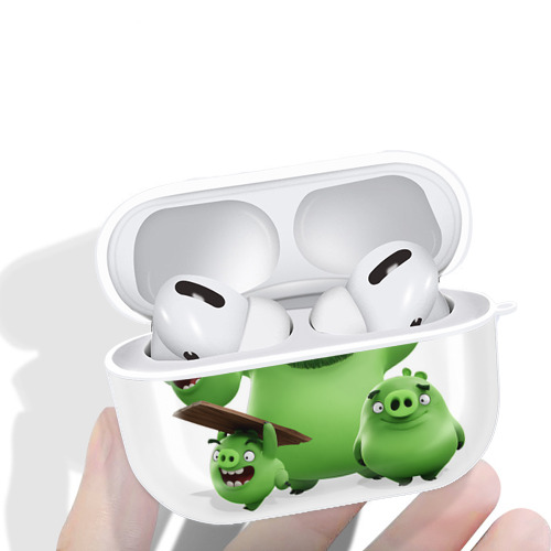 Angry Birds アングリーバード 【AirPods Pro用】ハードシェル保護ケース 耐衝撃・防指紋・カラビナ付き商品仕様