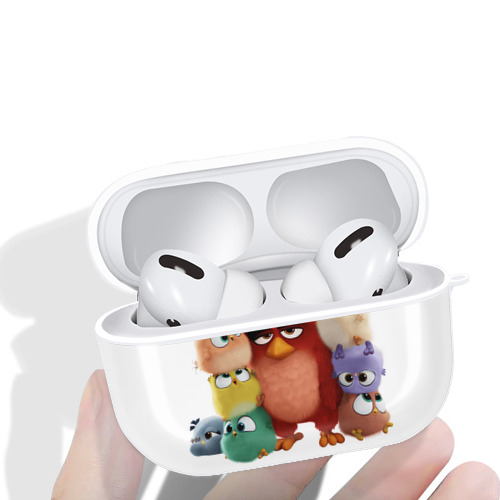 Angry Birds アングリーバード 【AirPods Pro用】ハードシェル保護ケース 耐衝撃・防指紋・カラビナ付き商品仕様