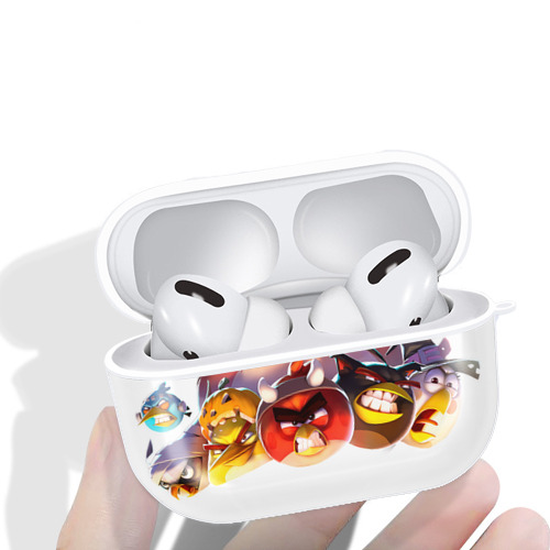 Angry Birds アングリーバード 【AirPods Pro用】ハードシェル保護ケース 耐衝撃・防指紋・カラビナ付き商品仕様