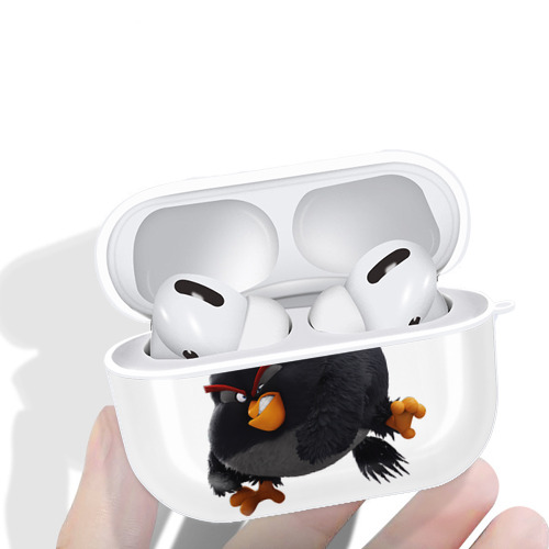 Angry Birds アングリーバード 【AirPods Pro用】ハードシェル保護ケース 耐衝撃・防指紋・カラビナ付き商品仕様