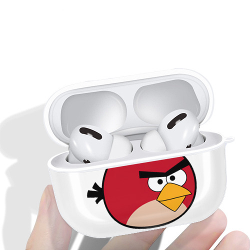 Angry Birds アングリーバード 【AirPods Pro用】ハードシェル保護ケース 耐衝撃・防指紋・カラビナ付き商品仕様
