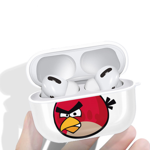 Angry Birds アングリーバード 【AirPods Pro用】ハードシェル保護ケース 耐衝撃・防指紋・カラビナ付き商品仕様