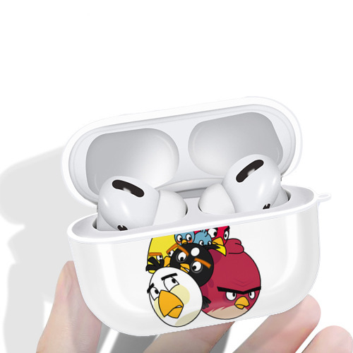 Angry Birds アングリーバード 【AirPods Pro用】ハードシェル保護ケース 耐衝撃・防指紋・カラビナ付き商品仕様