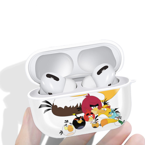 Angry Birds アングリーバード 【AirPods Pro用】ハードシェル保護ケース 耐衝撃・防指紋・カラビナ付き商品仕様