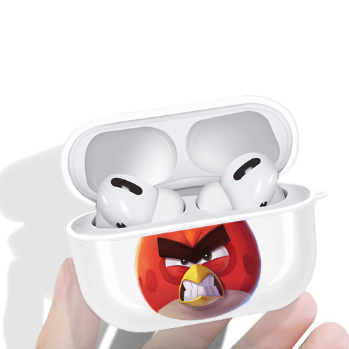 Angry Birds アングリーバード 【AirPods Pro用】ハードシェル保護ケース 耐衝撃・防指紋・カラビナ付き商品仕様