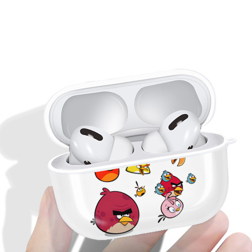 Angry Birds アングリーバード 【AirPods Pro用】ハードシェル保護ケース 耐衝撃・防指紋・カラビナ付き商品仕様