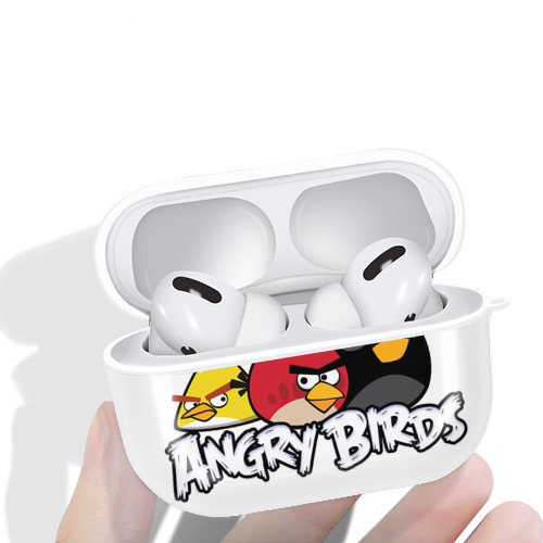 Angry Birds アングリーバード 【AirPods Pro用】ハードシェル保護ケース 耐衝撃・防指紋・カラビナ付き商品仕様