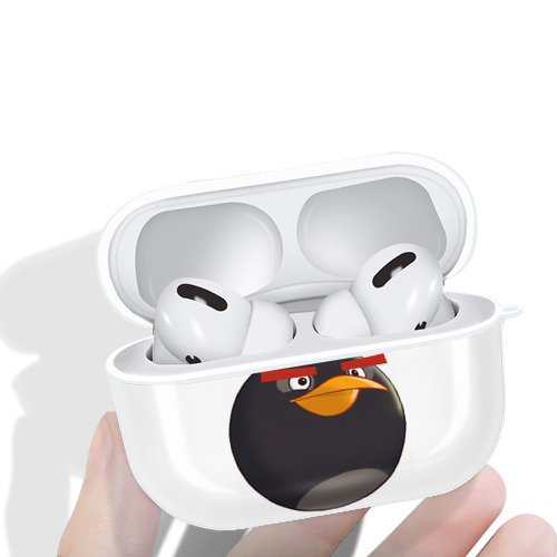 Angry Birds アングリーバード 【AirPods Pro用】ハードシェル保護ケース 耐衝撃・防指紋・カラビナ付き商品仕様