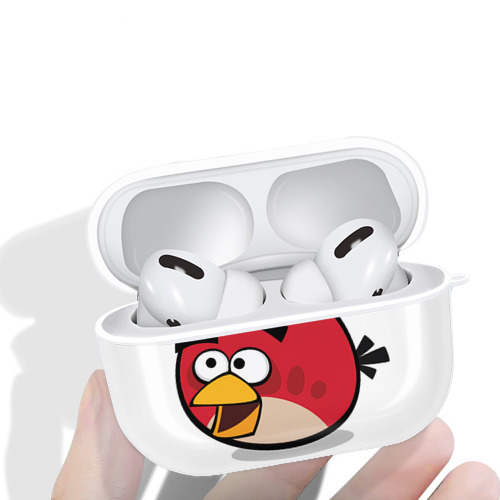 Angry Birds アングリーバード 【AirPods Pro用】ハードシェル保護ケース 耐衝撃・防指紋・カラビナ付き商品仕様